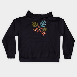 Cute Pine & Poinsettia Kids Hoodie